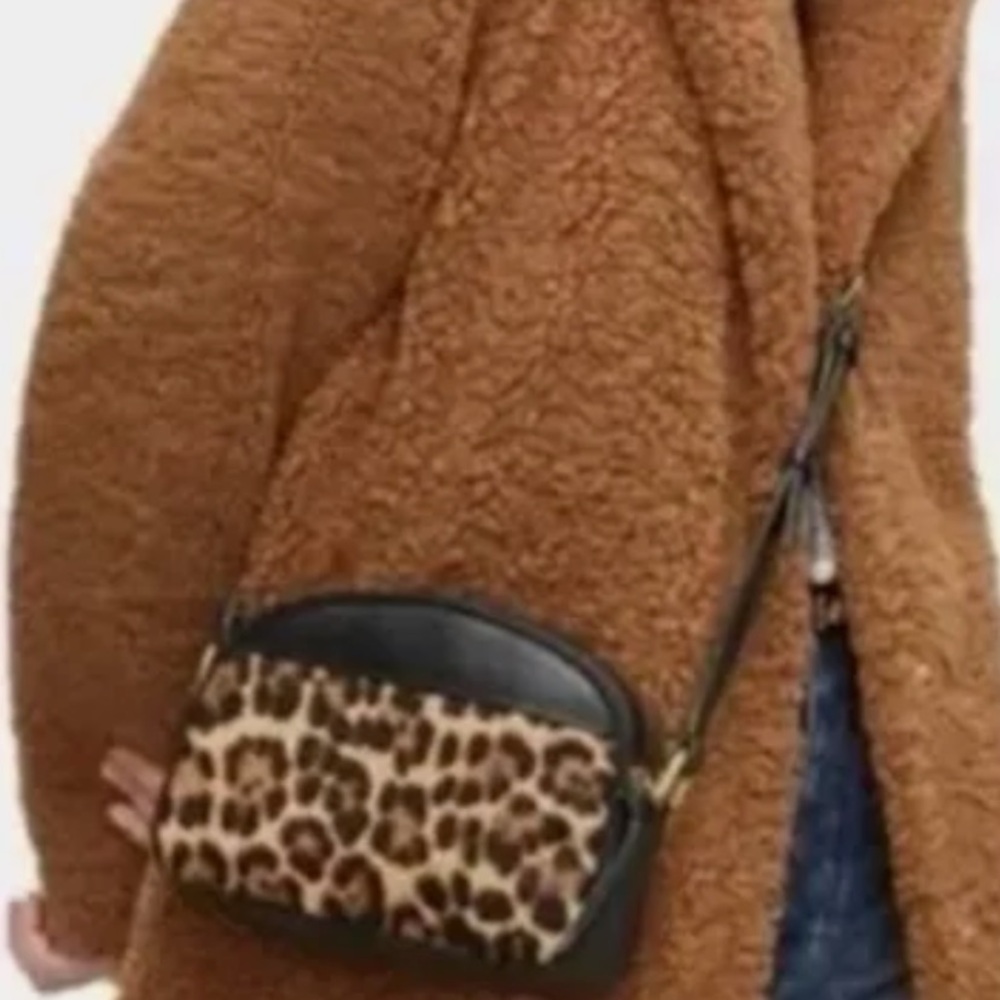 J. Crew Leopard Teddy Jacket leopard print - Picture 6 of 13